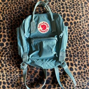 Fjallraven Kanken mini Backpack-Frost Green Excellent Conditions like New